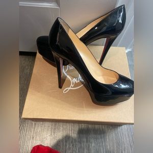 Christian Louboutin Black Patent Leather Pumps